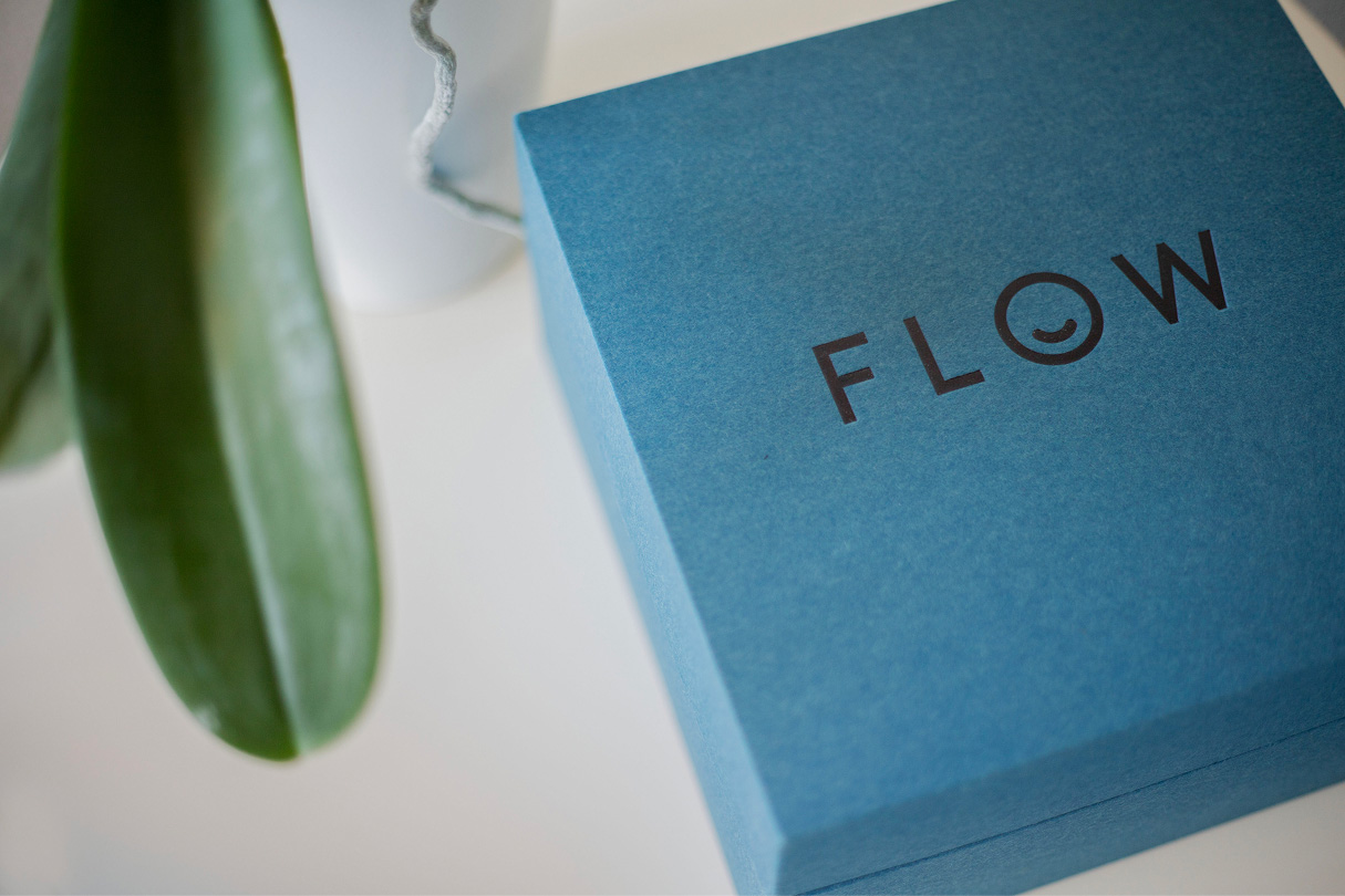 sininen FLOW-laatikko